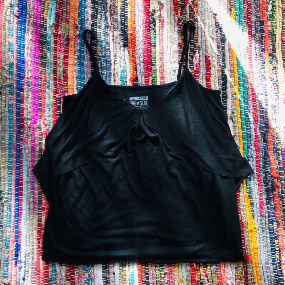 Black Converse Cami